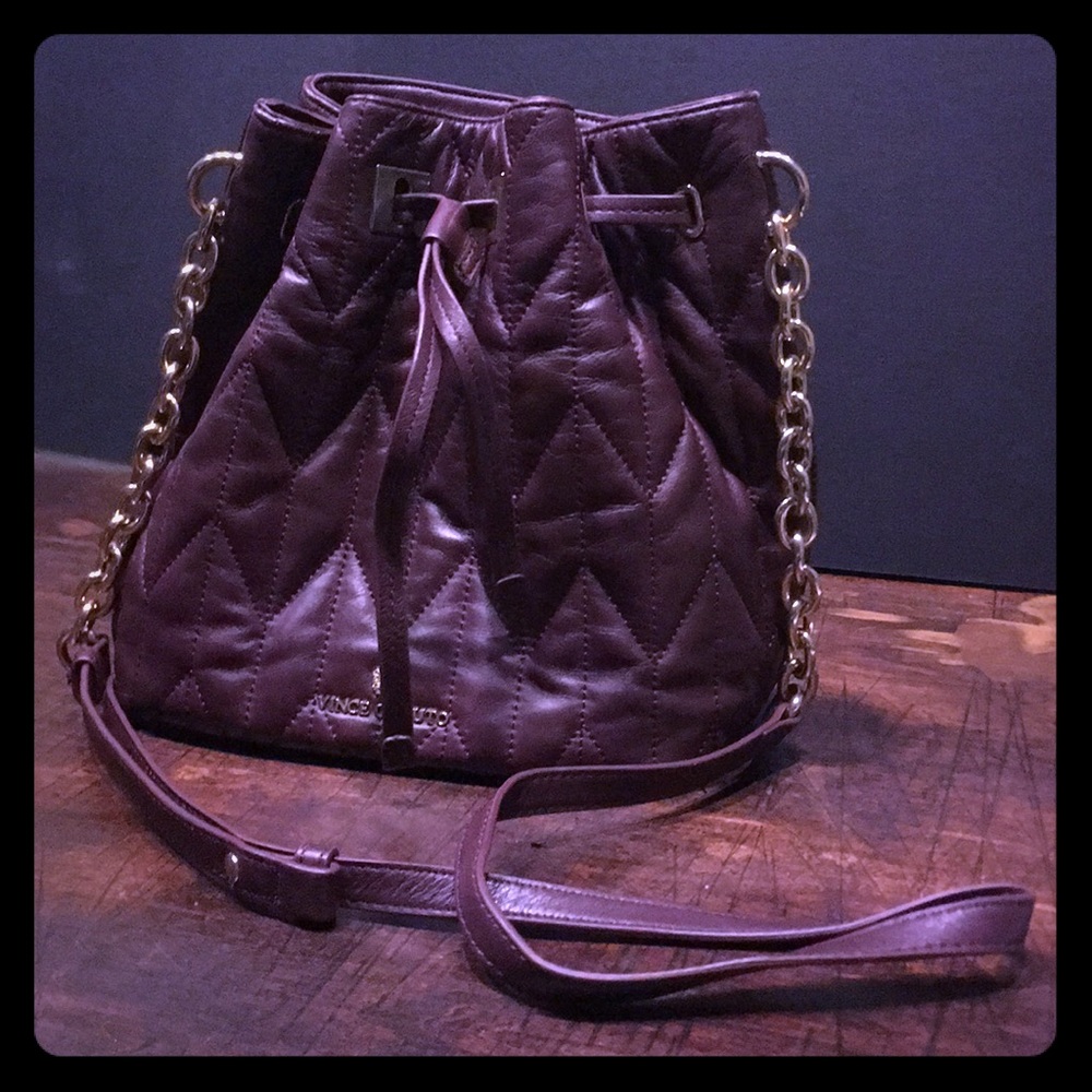 Vince Camuto Klem Drawstring in Plum